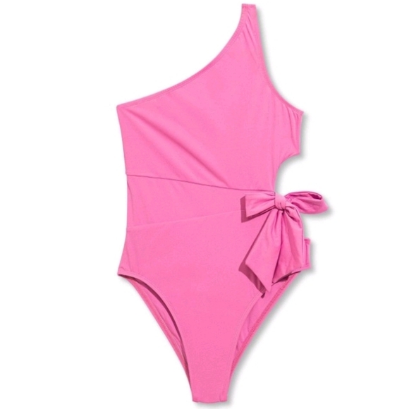 Liberty & Justice Women's One Shoulder High Leg Cheeky Cut-out One-piece swimsui - Picture 4 of 16